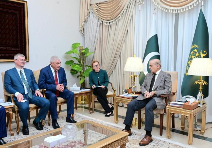 Russian Interior Minister Vladimir Kolokoltsev Calls on Prime Minister Shehbaz Sharif