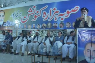 Sardar Yousaf, Senator Talha Mahmood Address Large Gathering in Haripur