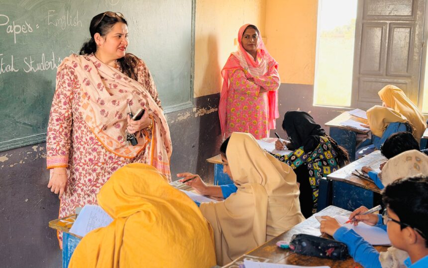 SEF Officials Visit Schools in Thatta to Monitor Mid-Term Assessments