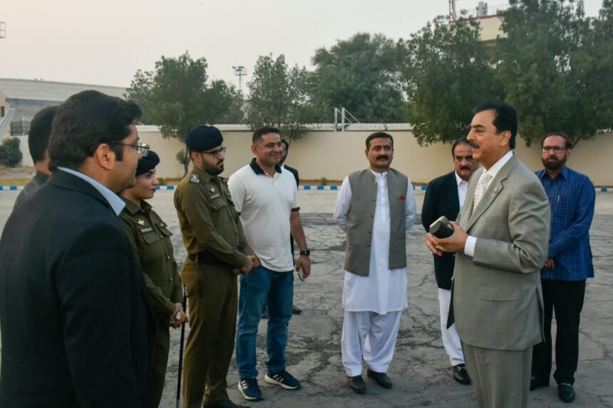 Senate Chairman Syed Yousuf Raza Gilani Arrives in Multan