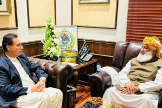 Speaker National Assembly Sardar Ayaz Sadiq Meets JUI-F Chief Maulana Fazlur Rehman