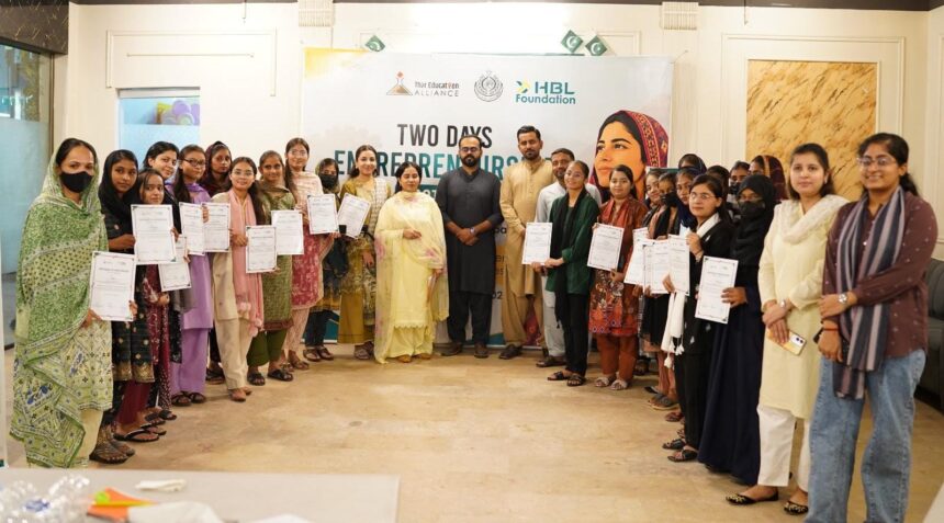 TEA, Habib Bank Foundation Organise Women’s Entrepreneurship Boot Camp in Tharparkar